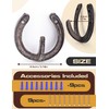 4 PCS Coat Hooks Cast Iron Wall Hooks Horseshoe Hooks