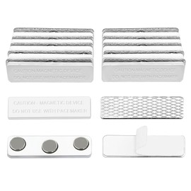 Blackout Blind Accessory,12Pair Magnetic Closure With Adhesive(Metal Board With Adhesive+Magnetic White Board Without Adhesive),Black Out Window Curtains Shades,Blackout Window Cover,Clamped By Magnet