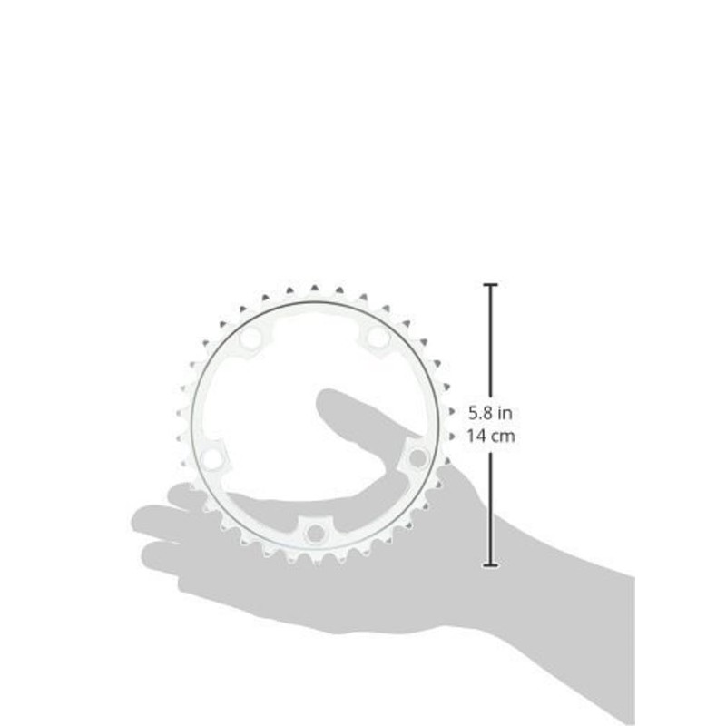 Stronglight 5-Arm/110PCD Chain Ring - Silver, 48 T