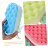VICASKY 3Pcs Bathing Sponge Set Exfoliating Shower Scrubbers for Men