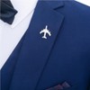 zalati Brooch Badge Pin Aeroplane Fighter Model Jet Plane Style