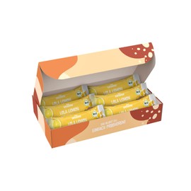 OATSOME® Lola Lemon Bliss Balls Lemon Poppy Energy Balls Filled with Lemon Almond Sauce Vegan & Gluten Free No Added Sugar Organic & 100% Natural Powerful Snack Date 240 g