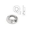 Pack of 2 Wardrobe End Supports Brackets for Round Hanging Rails Dia. 25mm
