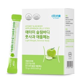 Atomy Slim Body Green Apple Apple Phenone Delicious Diet 15g x 28 Packets (2 Weeks) / 애터미 슬림바디 풋사과 애플페논 맛있는 다이어트 15g x 28포 (2주분)