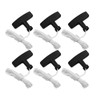 hiSpkNix 6-Pack 3.9ft Recoil Starter Rope with Handle – 4mm