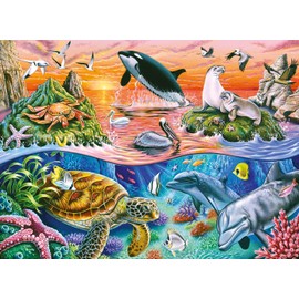 Ravensburger Spieleverlag Colourful Ocean Puzzle 100 Pieces XXL