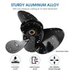 Wvkeosc 14 1/2 x19|3817468 Upgrade Aluminum Boat Propeller fit Volvo