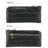 BlissLeather Crocodile Embossed Premium Genuine Leather Large Capacity Long Wallet