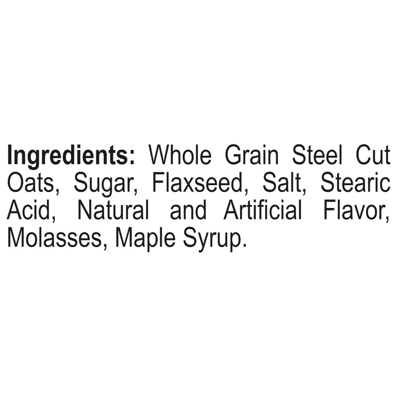 Better Oats Steel Cut Instant Oatmeal Packets, Maple and Brown