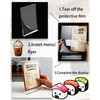 MQMCPDS Acrylic Sign Holder 4x6 Inch (6-Pack) - Premium Vertical
