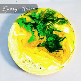 Mica Powder Pure - 3.5oz Pearl Epoxy Resin Color Pigment - Cosmetic Grade Slime Coloring Pigment - Natural Soap Dye for Soap Making Supplies Kit, Bath Bomb Colorant, Paint, Nail Art (Yellow)