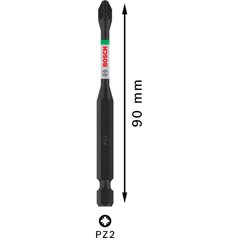 Bosch 1x PRO Pozidriv Impact Bit (160 x 50 mm,