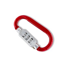 iplusmile 1pc Aluminum Alloy Carabiner Combination Lock Mechanical Password Lock for Luggage Suitcase Random Color