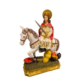Statues St. Santa Barbara a Caballo Religious