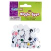 Creative Arts Wiggle Eyes - 100 pieces; round, assorted