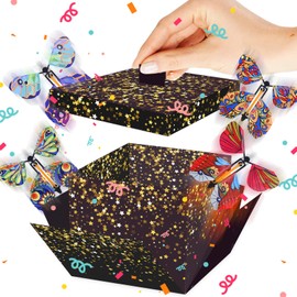 Rierousy Surprise Gift Box, Butterfly, DIY Explosion Box, Small, Explosion Box, Birthday Gift for Friends and Family