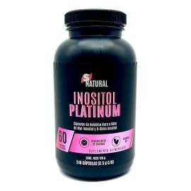 Inositol Snatural 240 Cápsulas Sabor Libre Gluten Suplemento