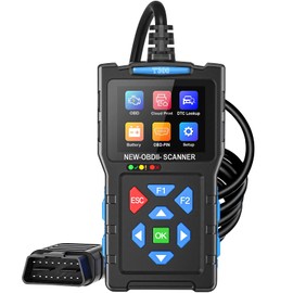 Check Engine Code Reader for Cars and Trucks, 2 in 1, Car Battery Tester, OBD2 Scanner Diagnostic Tool, Car Fault Scanner, T300