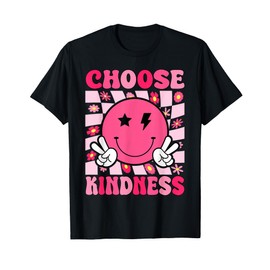 Be Kind Choose Kindness Retro Groovy Inspirational T-Shirt