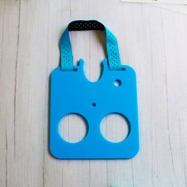 PIAOLGYI G-Tube Pump Holder for 500ML & 1200ML Bags, Blue