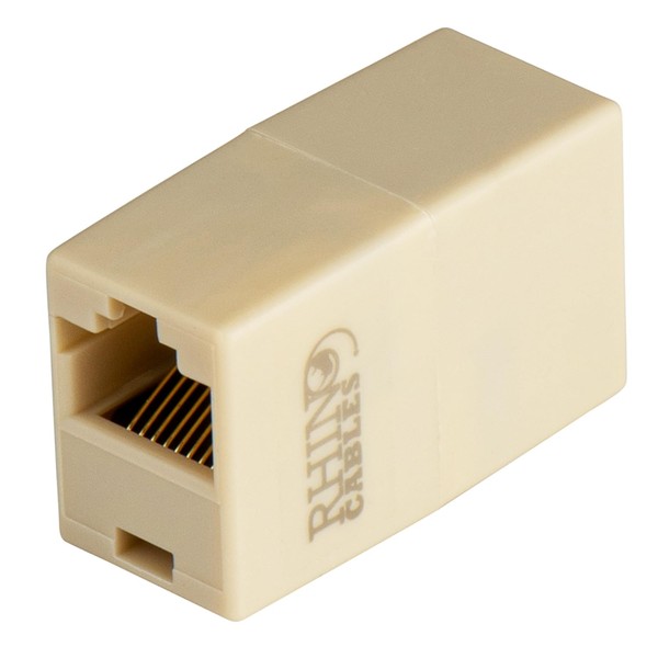 rhinocables Cat5e RJ45 Coupler, Female to Female Ethernet Coupler for
