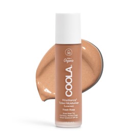 COOLA COOLA Organic Rosilliance BB Cream with SPF 30, Tinted Moisturizer Sunscreen & Foundation, Dermatologist Tested, Fresh Rose, 1.5 Fl Oz