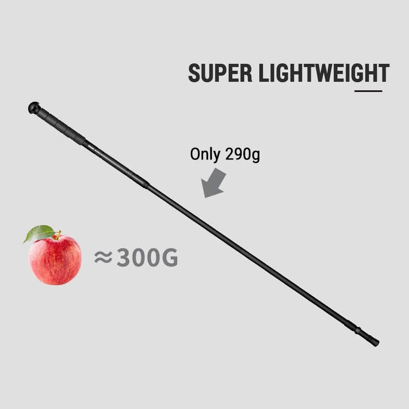 Mountaineering Telescopic Trekking Poles Aluminum Alloy Hiking Stick Collapsible Walking