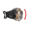 Tajima LE-F351D-G LED Headlight, Gold, Brightness Up to 350 lm