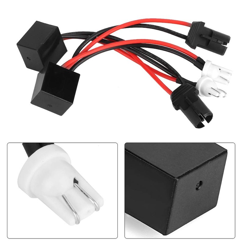 Suuonee LED Decoder, 2Pcs T10 LED Canbus Headlight Decoder Device