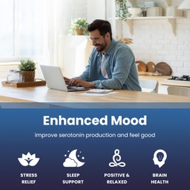 NutraChamps NutraChamps 5-HTP | 120 Vegan Capsules | 100mg Per Capsule | 5HTP Supplement + Co-Factors Vitamin B6 & Vitamin C | Stress Relief, Brain Health, Enhanced Mood & Sleep | Vegan & Non-GMO