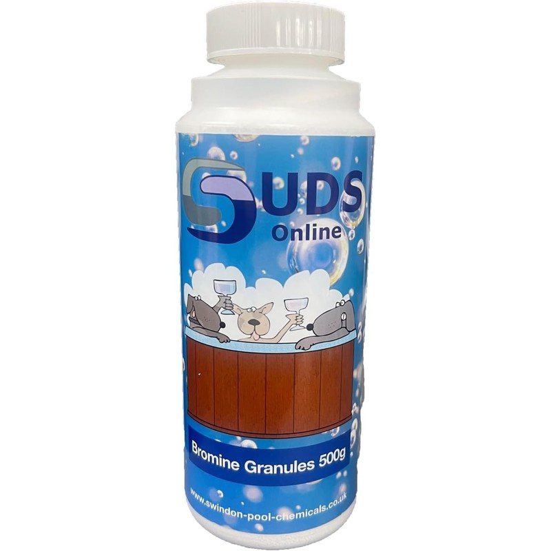 SUDS-ONLINE 500g Bromine Infused Granules for Hot Tub Spa Swimming