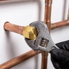 10 Pcs 3/8 Inch NPT Brass Pipe Caps with Rubber