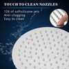 Voolan Rain Shower Head, High Pressure High Flow All Metal