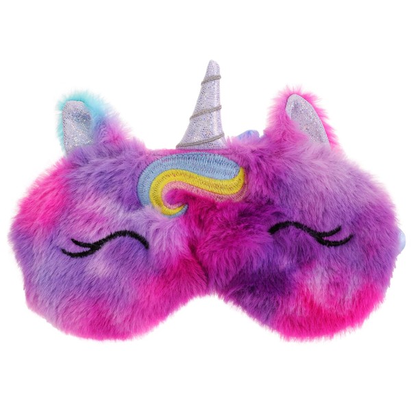 HOMSFOU Plush Eye Mask, Cooling Eye Cover, Eye Covers for