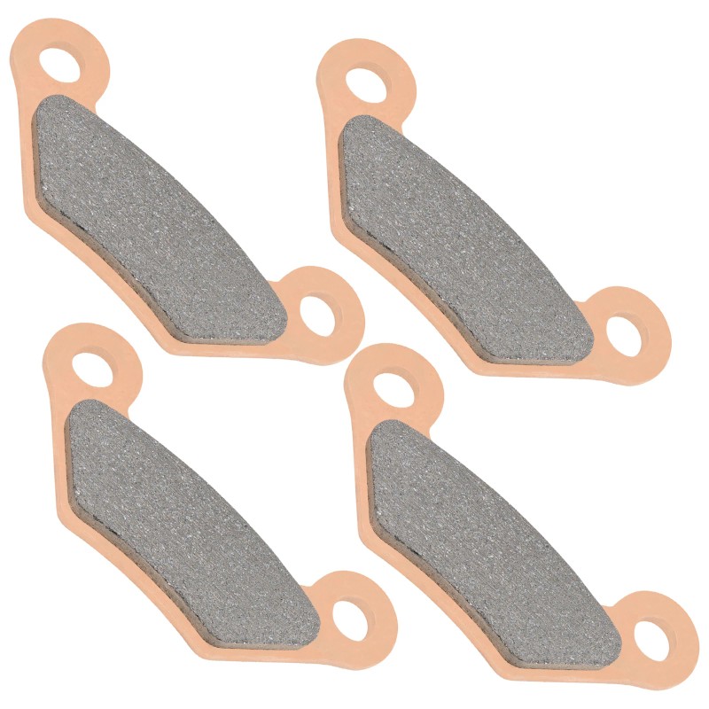 Caltric 2 Front or Rear Brake Pads for John Deere