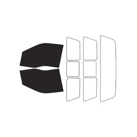 Rvinyl Window Tint Kit Compatible with Ford F-250 2017-2023 (2 Door Regular Cab) - Front Precut Kit - 20%