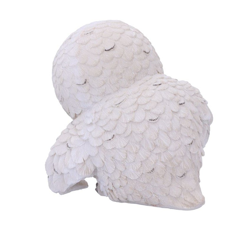 Nemesis Now Feathered Guide Owl Figurine 13.5cm, White