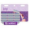 Joy - Recambios de 12 cuchillas de cinco hojas, 12