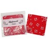 HankieWorld Single Pack Bandanas 60s Premium Cotton Soft Thin Handfeel