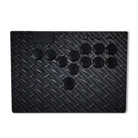 MightySkins Carbon Fiber Skin Compatible with Razer Kitsune - Black Diamond Plate | Protective, Durable Textured Carbon Fiber Finish | Easy to Apply | Made in The USA