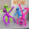 JZK 4x Alien pop tube toy, sensory fidget toy for