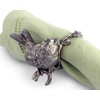Vagabond House Pewter Metal Handcrafted Spring Song Bird Napkin Ring