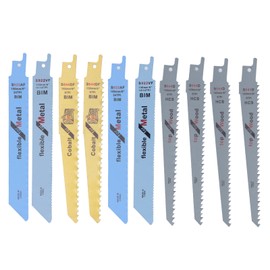 10Pcs Reciprocating Saw Blades High Carbon Steel Bimetal Sabre Saws Blade for Wood Metal