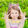 Girls Headbands Cat Cat Ear Headband Glitter Sequin Animal Ears