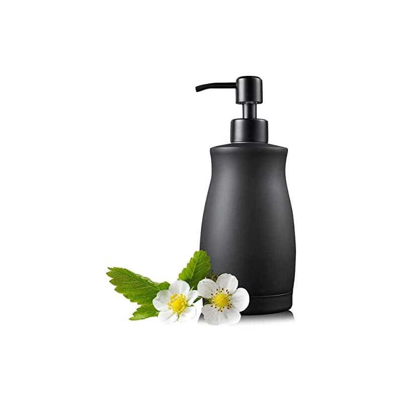 Dispensador de Jabón Negro Mate de Acero Inoxidable 304 para