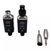LASE UHF Wireless Microphone System XLR Mic Adapter 48V Transmitter