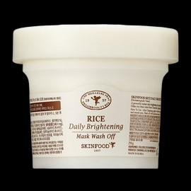SKINFOOD Rice Daily Brightening Wash-Off Mask Pack 210g / 스킨푸드 라이스 데일리 브라이트닝 워시오프 마스크팩 210g