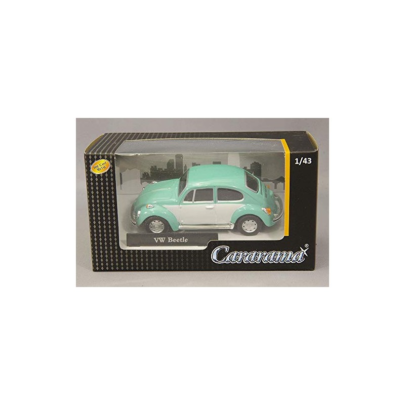 Honwell Cararama 1/43 Volkswagen Beetle Light Blue/White