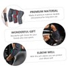 KOMBIUDA Elastic Elbow Guard Elbow Protective Sleeve Short Elbow Protector