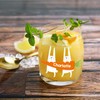 Herz & Heim® Drinking Glass with Rabbits and Print of